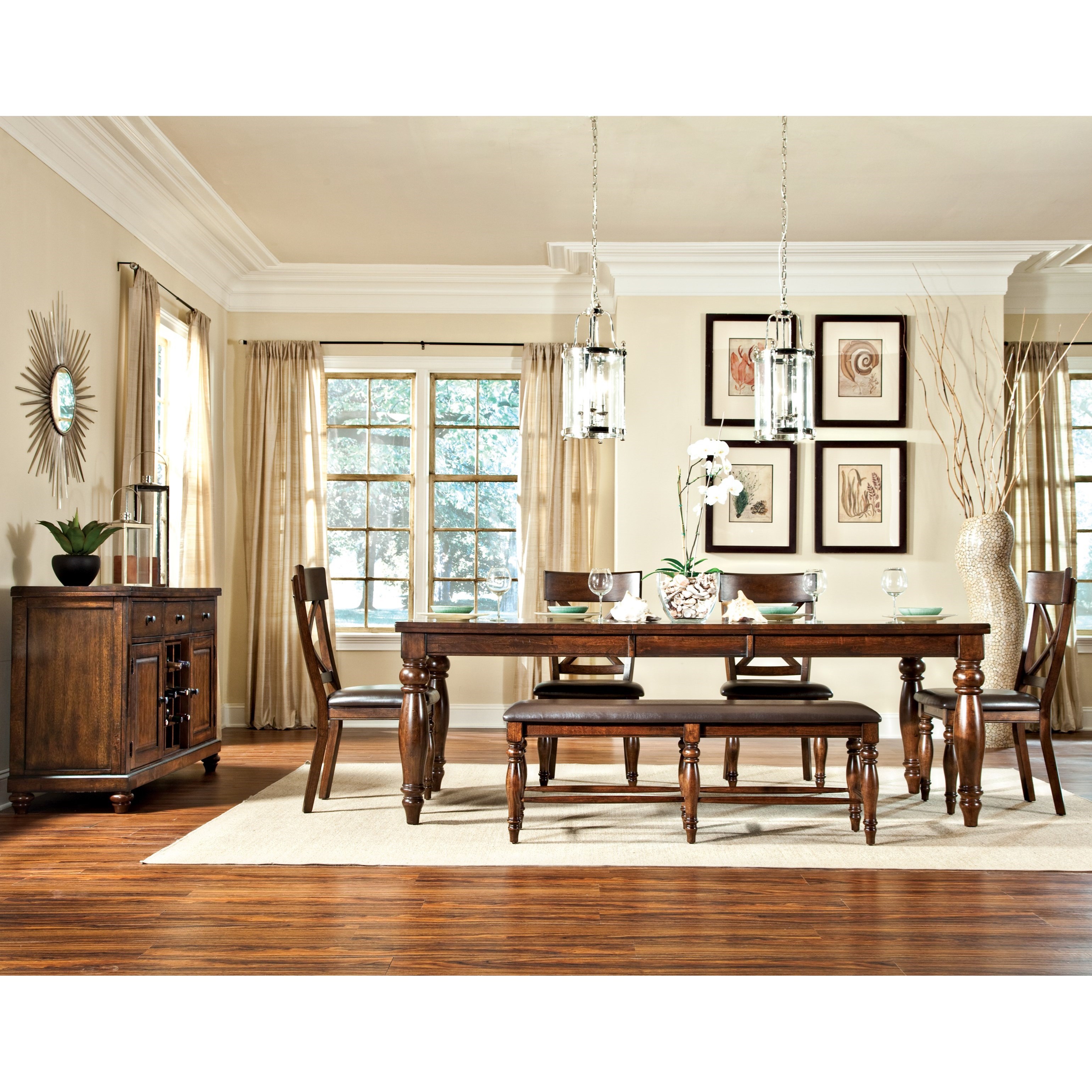 Belfort Select River Run 823475790 Transitional Backless Dining